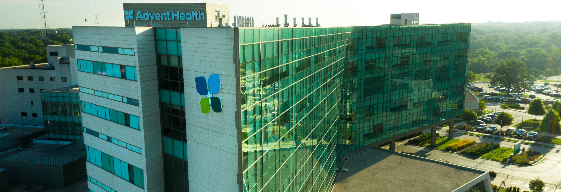 Hospital facility of AdventHealth Shawnee Mission.